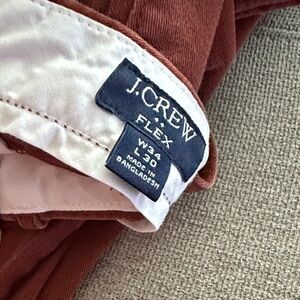 J.Crew Flex Trousers in Warm Brown